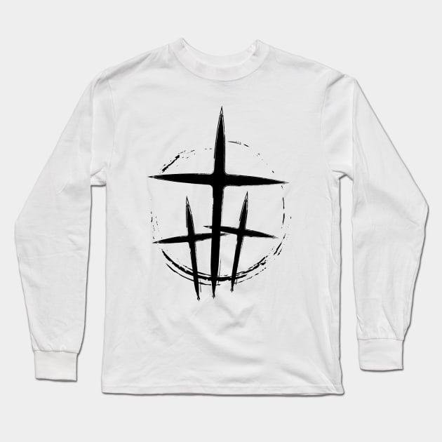 The Old Rugged Cross Long Sleeve T-Shirt by Church Store